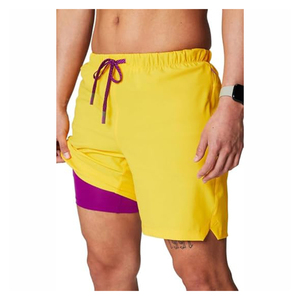 New style high quality fitness leggings men tight <b>shorts</b> <b>compression</b> running sports <b>shorts</b> men cotton/nylon yoga <b>short</b> - Product Image 4