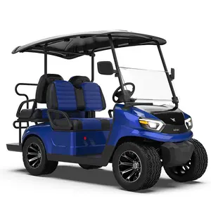 Carrito de golf eléctrico Kinghike mensual, nuevo diseño de alta potencia barato de alto par y bajo precio, lanzamiento de nuevos productos