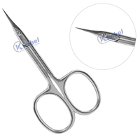 Ciseaux de qualité allemande à lame extra fine pour cuticules et manucure, ciseaux à pointe fine personnalisés pour la coupe de la peau