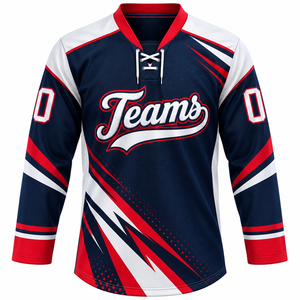 Venta al por mayor de camisetas de hockey sobre hielo de alta calidad con logo personalizado para equipos de hockey sobre hielo para hombres al mejor precio OEM económico. - Product Image 4