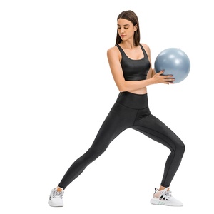 Mallas de gimnasio para mujer de cintura alta hechas a medida, pantalones de entrenamiento de LICRA de nailon de Color sólido, Logo, estilo deportivo, varios tamaños, Yoga - Product Image 6