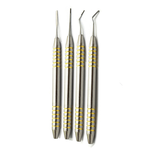 Ensemble de 5 spatules à ciment manuelles en acier inoxydable double face avec poignées ergonomiques – Instruments chirurgicaux dentaires - Product Image 2