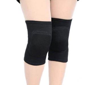 Genouillère de compression professionnelle pour le fitness, tissu extensible léger, confortable et respirant, pour l'entraînement et l'exercice - Product Image 1