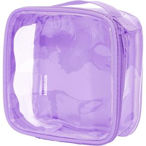 Borsa da viaggio trasparente approvata TSA per articoli da toeletta, formato quart, per liquidi, riutilizzabile, per il controllo di sicurezza aeroportuale, da portare a mano - Product Image 1