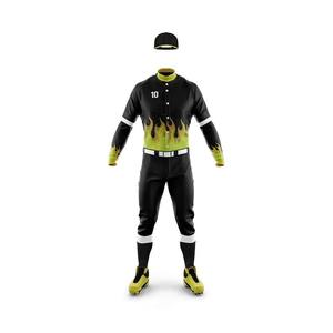 Tenues de baseball personnalisées sublimées en gros, vêtements de sport pour l'entraînement, uniformes pour équipes de baseball - Product Image 5