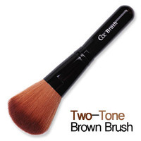 Coringco เกาหลีสีน้ำตาลทูโทน, แปรงแต่งหน้าแบบเดี่ยวสีดำสีน้ำตาลทูโทน - Product Image 1