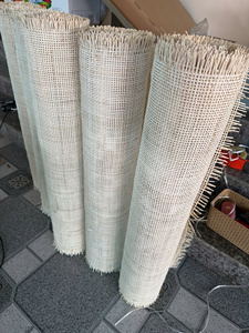 Rouleau de tressage en rotin naturel écologique |   Maille de canne tressée ouverte pour la réparation de meubles et la décoration intérieure - Product Image 3