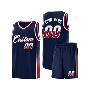 Full Sublimation Basketball Jerseys Polyester Sports Wear Teams Apparel Custom Logo OEM Service <b>Clothing</b> - Product Image 1