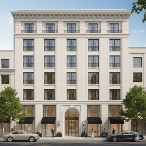 Meuble-lavabo mural de salle de bain de style européen moderne personnalisé JY Project, miroir, armoire en bois de luxe, MDF imperméable - Product Image 1