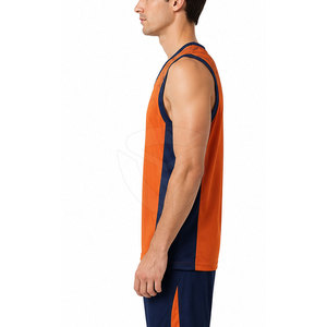 Conjunto de Uniforme de Baloncesto al Por Mayor, Ligero, con Área Personalizada para Logotipo, Nombre y Número, para Equipos y Eventos de Baloncesto - Product Image 5
