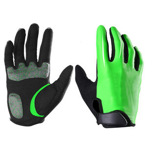 Guantes de Ciclismo de Montaña, Transpirables, Ligeros, de Cuero, con Dedos Completos, Resistentes al Viento, Unisex, OEM, ODM, Logotipo y Color Personalizados al por Mayor - Product Image 4