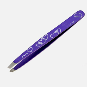 Pinzas para Cejas Inclinadas de Acero Inoxidable Super Grip para Mujeres u Hombres, Pinzas para Cejas con Logotipo Personalizado - Product Image 4