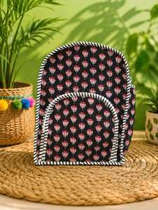 Bolso Tote de Algodón Acolchado Hecho a Mano con Estampado Floral, Bolso de Hombro para Compras, Viajes y Uso Diario - Product Image 2