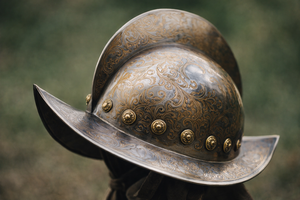 Casco Templario Medieval de Caballero Cruzado, Casco de Armadura Templaria, Decoración Antigua de Metal y Acero para el Hogar y la Oficina - Product Image 2