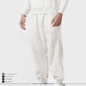 Survêtement unisexe décontracté d'hiver à capuche, logo imprimé de haute qualité, strass, tissu molletonné 100% coton épais, service OEM - Product Image 3