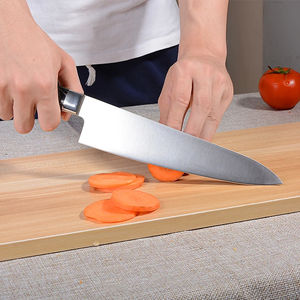 Couteau de chef Gyuto à manche en bois Pakka de 8 pouces, couteau de cuisine en acier inoxydable - Product Image 3