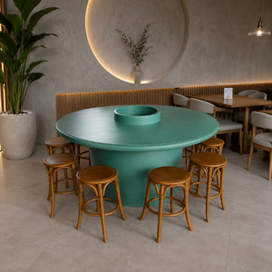 Ensembles de salle à manger en bois massif de haute qualité avec un design minimaliste moderne pour hôtels et bars - Prix - Product Image 3