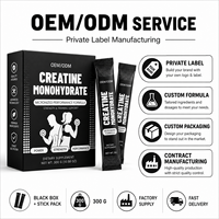 Fournisseur OEM de créatine monohydrate en poudre pour l'entraînement des adultes, en portions individuelles portables, micronisée, nutrition sportive