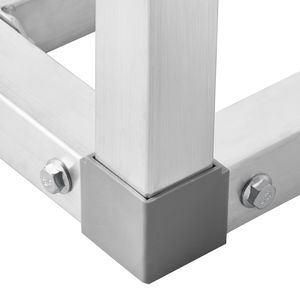 Scaffalatura Commerciale per Alimenti 48FT X 20FT, Scaffale in Alluminio Interamente Saldato 12FT, Capacità 1000 Libbre, Scaffali Impilabili per Stoccaggio - Product Image 4