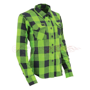 Camisas de Franela para Motociclistas al por Mayor, 100% Algodón, Camisa de Franela para Mujer, Camisa de Motociclismo Personalizada, Calidad Superior, Pakistán - Product Image 1
