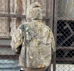 Sudadera con Capucha de Camuflaje para Mujer, con Cierre Completo, Manga Larga, Forro Cortavientos, Chaqueta de Invierno, Corte Regular, Diseño Estampado en Poliéster Tejido - Product Image 2