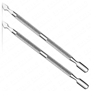 Pousse-cuticules double face en acier inoxydable, nettoyeur d'ongles, outil de précision durable pour manucure, pédicure et nail art - Product Image 4