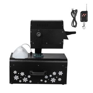Machine à neige 2000W à haute puissance avec télécommande sans fil/filaire, tête oscillante à 90 degrés, pour système d'équipement de scène - Product Image 1