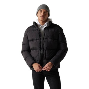Vestes d'hiver pour hommes de haute qualité, imperméables, grandes tailles, avec duvet de canard noir, à capuche et chaudes - Product Image 1