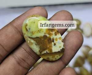 Opale verte orbiculaire 100% naturelle, prix de gros, lot de haute qualité, opale verte orbiculaire de différentes formes et tailles, fabrication de bijoux - Product Image 1
