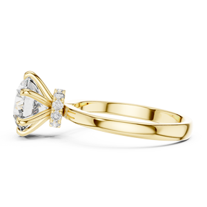 Bague de Fiançailles Solitaire Classique en Moissanite, Or Blanc 14K, 6 Griffes, Alliage Argent Sterling, Vente en Gros Usine, Bijoux Fins - Product Image 5