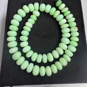 Perles rondes lisses Paloma Green 10x12 mm 8 pouces, fabrication de bijoux naturels, collier, Jaipurgemshouse, certifié CMA Rajasthan - Product Image 4