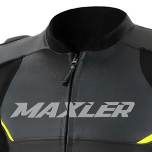 High Quality Outdoor Use Custom Made Motorbike Leather Jacket Men Lightweight Winter Wear Genuine Leather Motorbike Jacket - Product Image 4