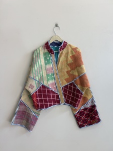 Bohemian Kantha Reversible <b>Jacket</b> For Women Quilted <b>Patchwork</b> Vintage Street Style Coat For Her - Product Image 1