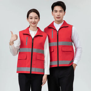 เสื้อกั๊กนิรภัยคุณภาพสูงสำหรับผู้ชาย ปี 2026 เสื้อสะท้อนแสงมองเห็นได้ชัดเจน ชุดทำงานแบบใหม่ เสื้อกั๊กนิรภัยสุดยอดสำหรับคนงานก่อสร้าง - Product Image 4