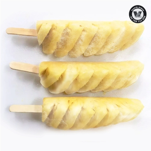 Ananas IQF de haute qualité, coupé en dés 10x10mm, morceaux congelés jaunes sucrés, matière première naturelle pour produits laitiers, yaourts et mélange de fruits - Product Image 6