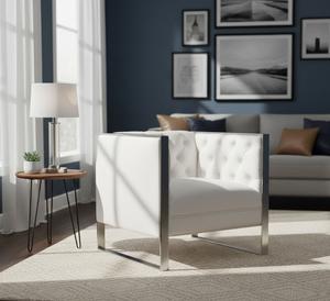 Silla de Restaurante Tapizada en Terciopelo de Lujo, Asiento Acolchado Resistente, Patas de Acero con Recubrimiento en Polvo, Muebles para Comedor de Cafetería y Hotel - Product Image 2