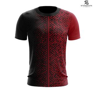 Camiseta Deportiva Sublimada Personalizada para Hombre, Manga Corta, Cuello Redondo, Transpirable, de Secado Rápido, Venta al Por Mayor 2026 - Product Image 3