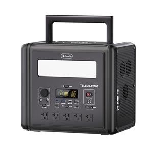 Portable Power Station with 2000W & 1536Wh LiFePO4 4000W Surge AC Fast Charge 1.5H Full Charged LED Flashlight - Product Image 1