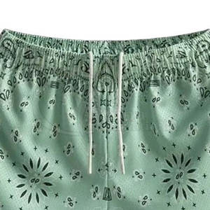 Pantalones Cortos Deportivos Transpirables de Malla con Estampado por Sublimación para Hombre 2026, Pantalones Cortos de Baloncesto de Malla para Hombre OEM - Product Image 4