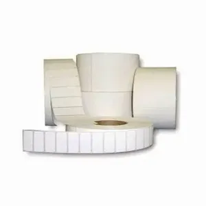 Direct Thermal Labels White Dual Row <b>Sticker</b> Roll For Desktop <b>Printers</b> Retail Inventory Barcode Logistics Tracking Blank Roll - Product Image 4