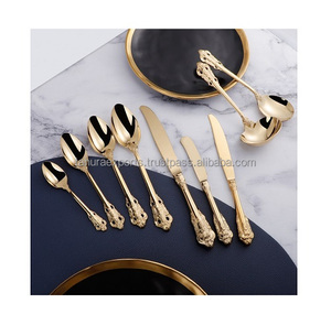 Design élégant Ensemble de couverts en acier inoxydable et métal à bas prix de vente Ensemble de couverts pour occasions de différentes tailles - Product Image 1