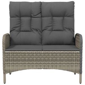 ม้านั่งพักผ่อนในสวนหวายเทียมสีเทากว้าง 42.1 นิ้ว สำหรับลานบ้าน - Product Image 3