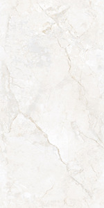 Carreaux de sol en porcelaine brillante Marlin White antidérapants de 8 mm d'épaisseur 600x1200 mm pour cuisine moderne, chambre, appartement, salle de bain, centre commercial - Product Image 3