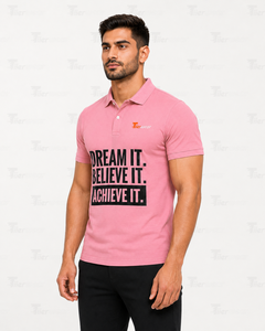 Polo de Golf de Manga Corta para Hombre, Transpirable, con Cuello, para Golf, Tenis, Entrenamiento, Trabajo al Aire Libre, con Logotipo Personalizado - Product Image 3