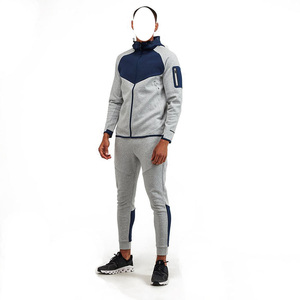 Chándal Deportivo Informal con Capucha y Logotipo Personalizado de Alta Calidad para Hombre, Ropa Deportiva para Correr, Entrenar, 100% Algodón - Product Image 3