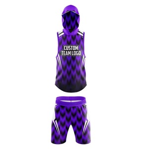 Maillot de football américain en matière de qualité supérieure, logo personnalisé, ensembles d'uniformes courts 7v7, grandes tailles, respirant, séchage rapide, prix bas, brodé - Product Image 2