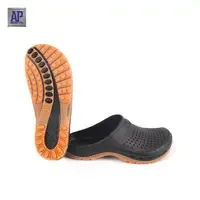 AP <b>Boots</b> Rain <b>Boots</b> Hitam-Slip on PVC Clogs Anti Slip Comfortable <b>Slippers</b> - Product Image 3