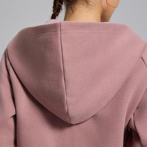 Chaqueta deportiva corta con capucha para mujer, con cremallera y terciopelo, ropa de gimnasio, informal, de manga larga, para yoga, otoño-invierno - Product Image 2