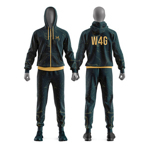 Survêtement Homme Personnalisé Printemps Sport Léger Respirant Polyester 2-en-1 à Capuche Zippé avec Pantalon Jogger OEM ODM - Product Image 1