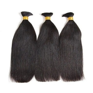 ผมแท้บราซิลเกรดเรมี่แบบตรง น้ำหนัก 100 กรัม สำหรับต่อผมแบบถัก - Product Image 3